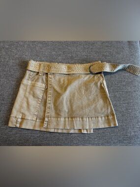 Rails Khaki Utility Mini Skirt Size Medium